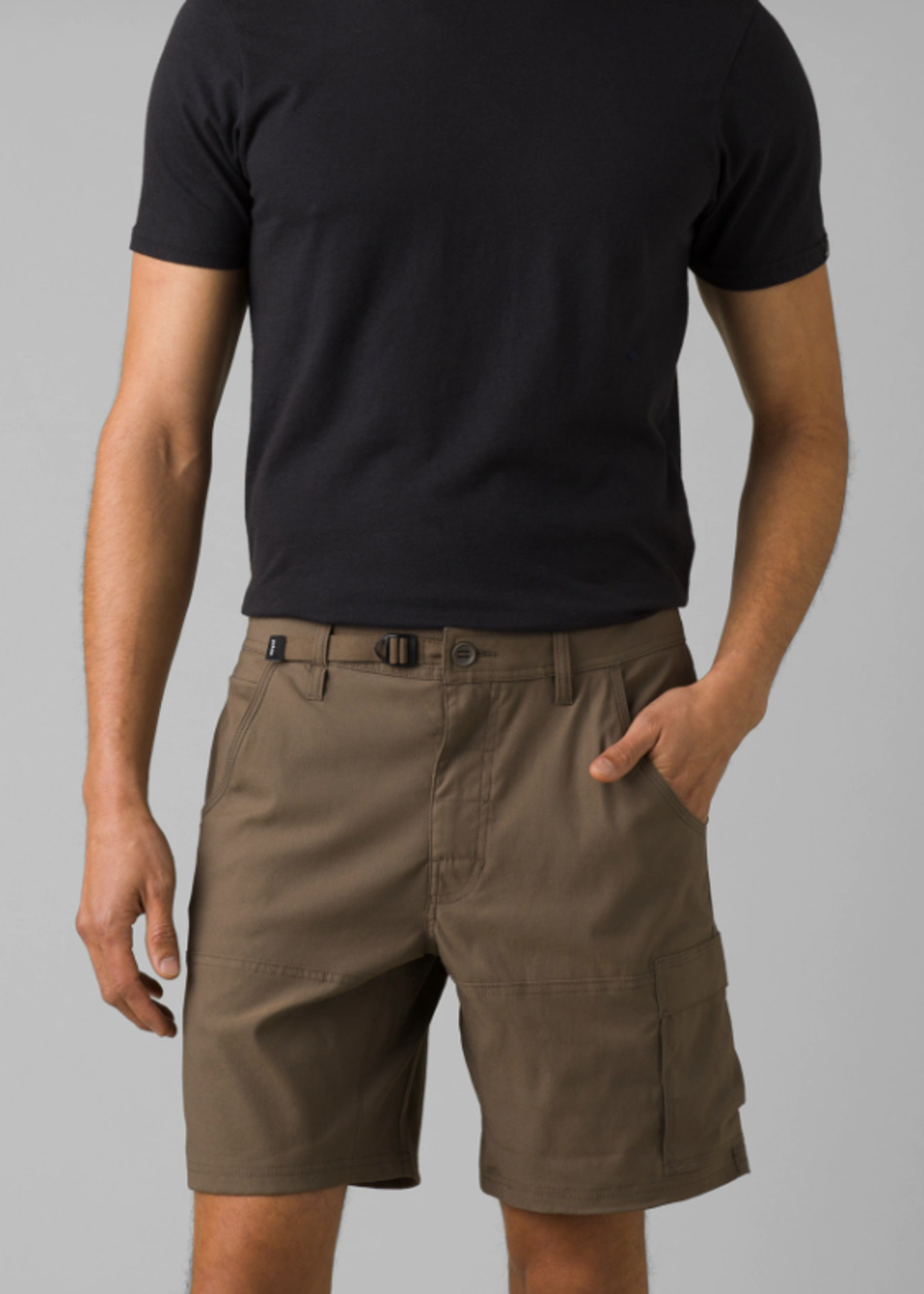 prAna Mens Stretch Zion Shorts Size 28 Mud Brown 10 inch Inseam NWT